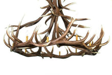 Charger l'image dans la galerie, Elk 12 Antler Chandelier - Muskoka Fire Pits