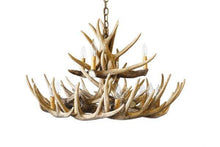 Charger l'image dans la galerie, Whitetail Deer 15 Antler Chandelier - Muskoka Fire Pits