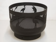 Charger l'image dans la galerie, Standard Size Carved Fire Pit - Wild Life 4 - Muskoka Fire Pits