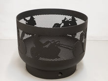 Charger l'image dans la galerie, Standard Size Carved Fire Pit - Choppers - Muskoka Fire Pits