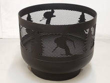 Charger l'image dans la galerie, Standard Size Carved Fire Pit - Ski - Muskoka Fire Pits