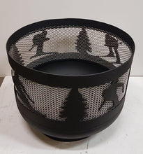 Charger l'image dans la galerie, Standard Size Carved Fire Pit - Ski - Muskoka Fire Pits
