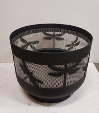 Charger l'image dans la galerie, Standard Size Carved Fire Pit - Dragonflies - Muskoka Fire Pits