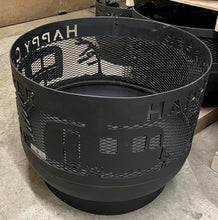 Charger l'image dans la galerie, Standard Size Carved Fire Pit- The Happy Camper - Muskoka Fire Pits