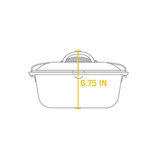 Charger l'image dans la galerie, 9 Quart Cast Iron Dutch Oven With Bail Handle - Muskoka Fire Pits
