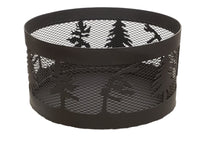 Charger l'image dans la galerie, Carved Fire Ring - Windswept Pine Trees - Muskoka Fire Pits