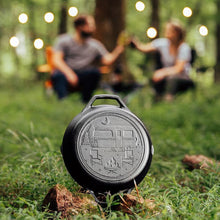 Charger l'image dans la galerie, Wanderlust 10.25 Inch Cast Iron Dual Handle Camper Pan - Muskoka Fire Pits