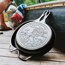 Load image into Gallery viewer, Wanderlust 3.2 Quart Cast Iron Cabin Combo Cooker - Muskoka Fire Pits