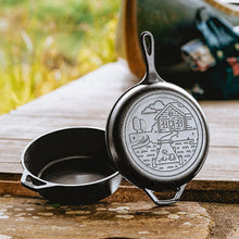 Load image into Gallery viewer, Wanderlust 3.2 Quart Cast Iron Cabin Combo Cooker - Muskoka Fire Pits