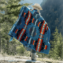 Charger l'image dans la galerie, Pendleton Chief Joseph Blanket in Turquoise - Muskoka Fire Pits