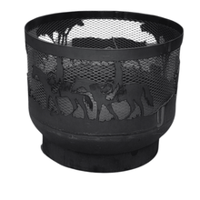 Charger l'image dans la galerie, Standard Size Carved Fire Pit - Cowboys