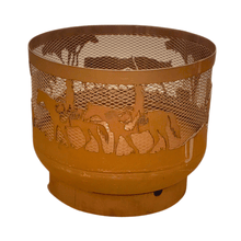 Charger l'image dans la galerie, Standard Size Carved Fire Pit - Cowboys