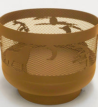 Charger l'image dans la galerie, Standard Size Carved Fire Pit - Wild Life 5 - Muskoka Fire Pits