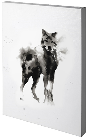 Watercolor Wolf- Artwork