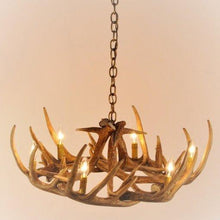 Charger l'image dans la galerie, <transcy>Lustre Whitetail Deer 9 Antler</transcy>