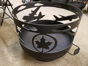 Standard Size Carved Fire Pit - Custom - Muskoka Fire Pits