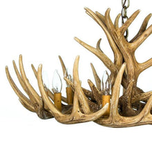 Load image into Gallery viewer, Whitetail Deer 12 Antler Cascade Chandelier - Muskoka Fire Pits