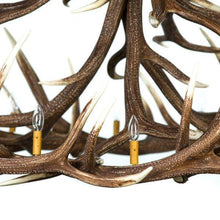 Charger l&#39;image dans la galerie, Elk 12 Antler Chandelier - Muskoka Fire Pits