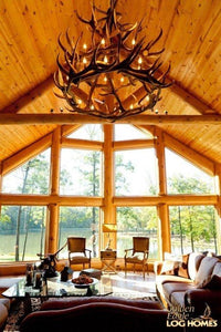 Elk 18 Antler Chandelier - Muskoka Fire Pits