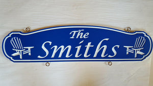 Medium Long Custom Carved Sign (Single Sided) - Muskoka Fire Pits