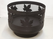 Charger l&#39;image dans la galerie, Standard Size Carved Fire Pit - Maple Leaf - Muskoka Fire Pits