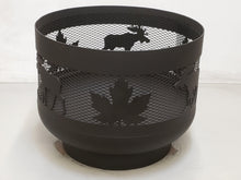 Charger l&#39;image dans la galerie, Standard Size Carved Fire Pit - The Canadian - Muskoka Fire Pits