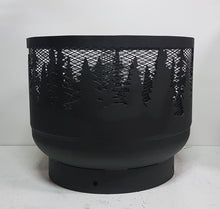 Load image into Gallery viewer, Standard Size Carved Fire Pit- Treeline - Muskoka Fire Pits