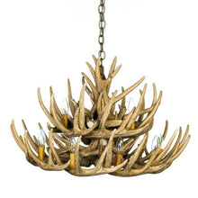 Load image into Gallery viewer, Whitetail Deer 21 Antler Cascade Chandelier - Muskoka Fire Pits