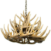 Load image into Gallery viewer, Whitetail Deer 21 Antler Cascade Chandelier - Muskoka Fire Pits