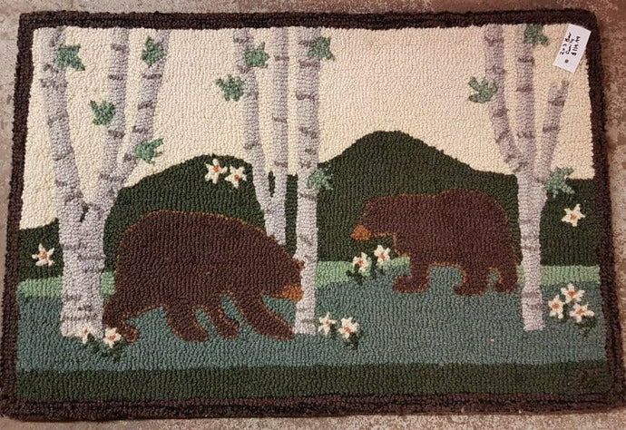 Brown Bear Family Rug 24x36 - Muskoka Fire Pits