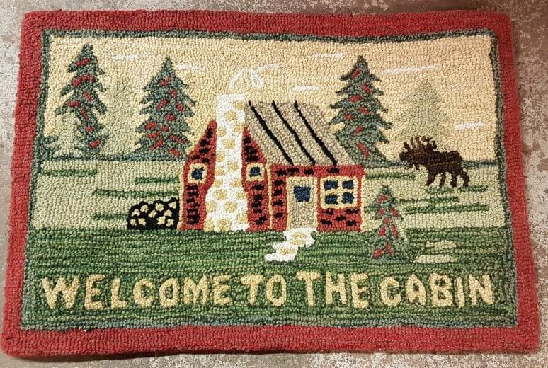 Welcome to the Cabin Rug 24x36 - Muskoka Fire Pits