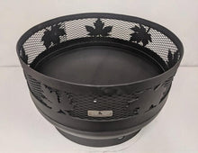 Load image into Gallery viewer, Low Profile Carved Fire Pit - Maple Leaf - Muskoka Fire Pits