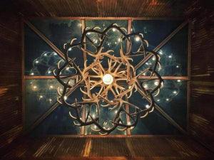 Whitetail Deer 30 Antler Chandelier - Muskoka Fire Pits