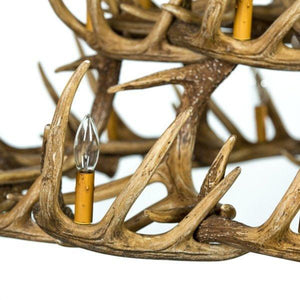 Whitetail Deer 30 Antler Chandelier - Muskoka Fire Pits