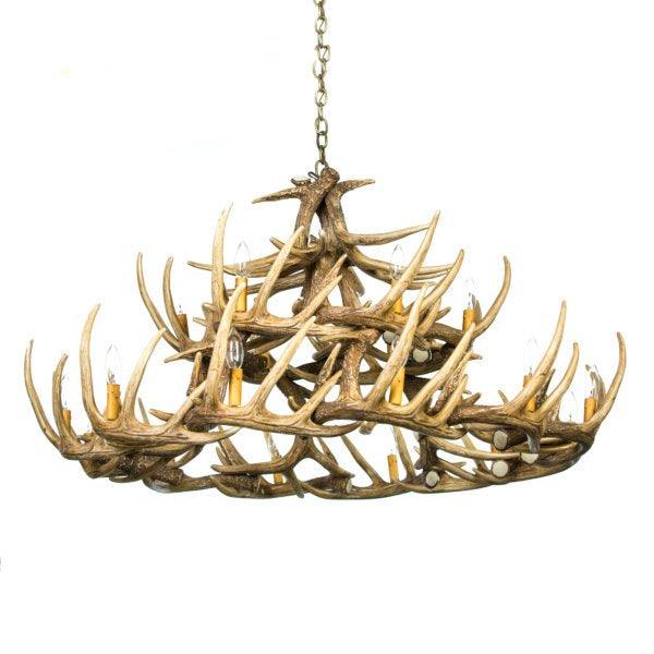 Whitetail Deer 30 Antler Chandelier - Muskoka Fire Pits