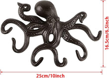 Charger l&#39;image dans la galerie, Cast Iron Octopus Hook - Muskoka Fire Pits