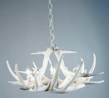 Load image into Gallery viewer, Whitetail Deer 6 Antler Chandelier - Muskoka Fire Pits