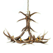 Load image into Gallery viewer, Elk 6 Antler Chandelier - Muskoka Fire Pits