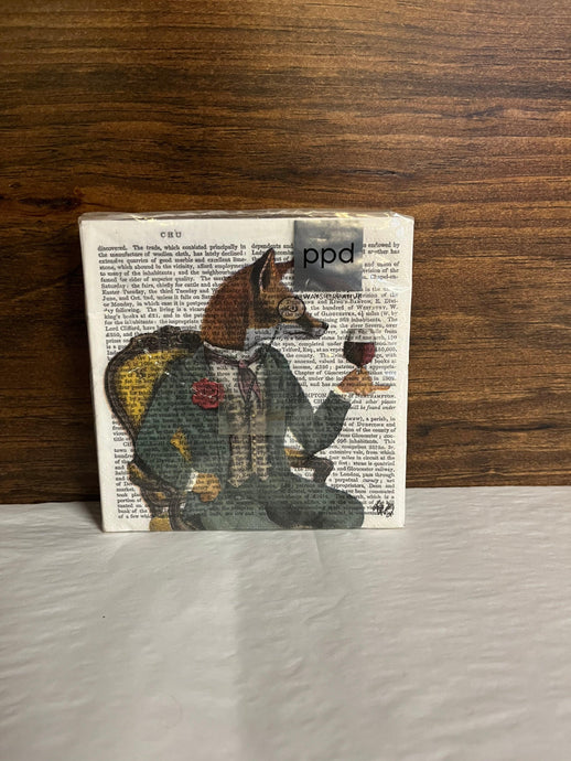 Napkins - Cocktail Size Fox - Muskoka Fire Pits