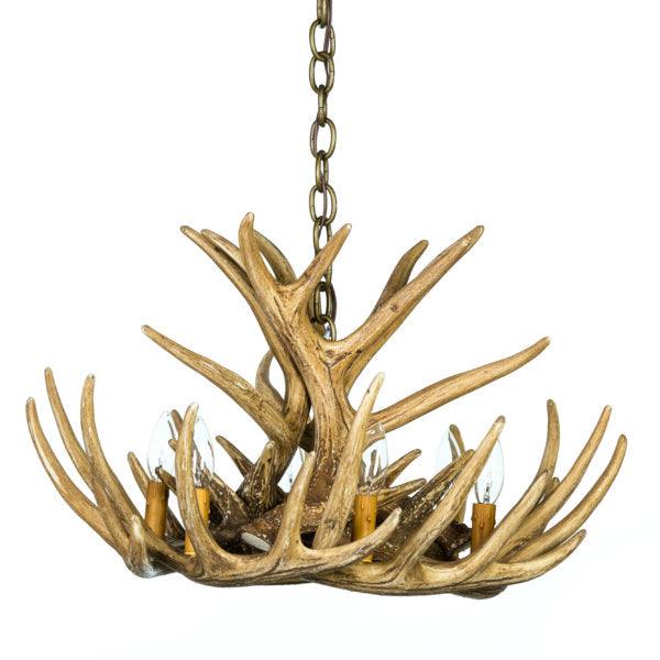 Whitetail Deer 9 Antler Chandelier - Muskoka Fire Pits