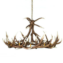 Load image into Gallery viewer, Elk 9 Antler Chandelier - Muskoka Fire Pits