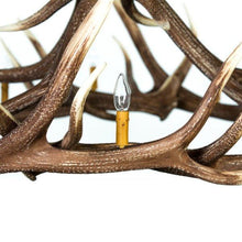 Charger l&#39;image dans la galerie, Elk 9 Antler Chandelier - Muskoka Fire Pits