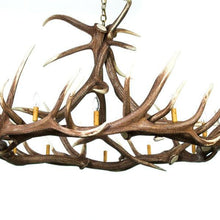 Charger l&#39;image dans la galerie, Elk 9 Antler Chandelier - Muskoka Fire Pits