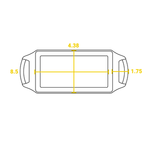 8.5 x 4.5 Inch Seasoned Cast Iron Loaf Pan - Muskoka Fire Pits