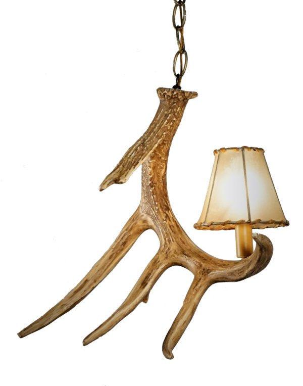 Whitetail Deer 1 Antler Pendant - Muskoka Fire Pits