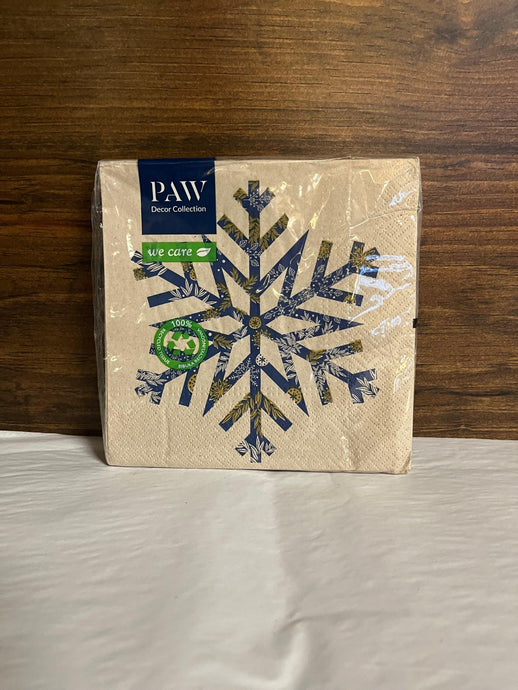 Napkins - Large Size Snowflake - Muskoka Fire Pits