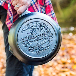 Wildlife Series™ 8 Inch Cast Iron Duck Skillet - Muskoka Fire Pits