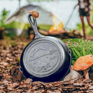 Wanderlust 8 Inch Cast Iron Tent Skillet - Muskoka Fire Pits