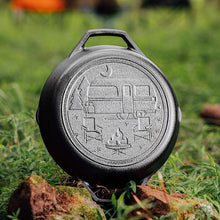 Charger l&#39;image dans la galerie, Wanderlust 10.25 Inch Cast Iron Dual Handle Camper Pan - Muskoka Fire Pits