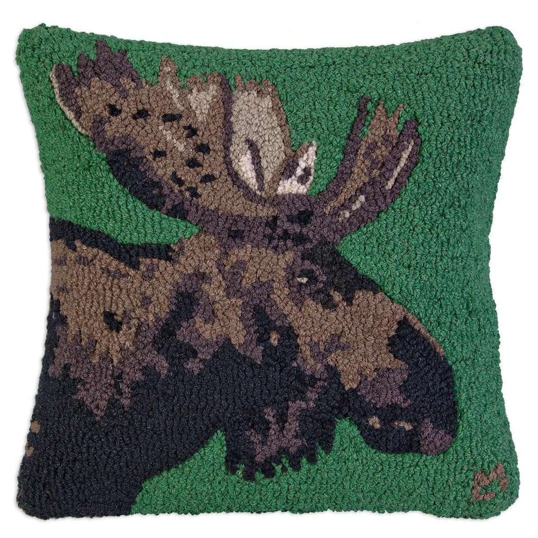 Green Moose Pillow - Muskoka Fire Pits